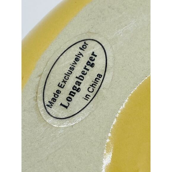 Longaberger BUTTERNUT Pottery FLUTED BUNDT CAKE PAN Single Server - Picture 8 of 8